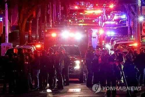 총격 사건 벌어진 브라운대 [AP=연합뉴스. 재판매 및 DB 금지]