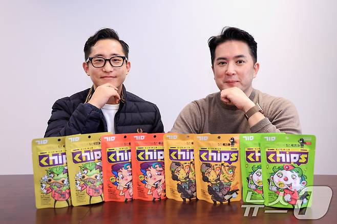 이현준(오른쪽), 박민식 담아 공동대표가 지난 11월 24일 서울 종로구 뉴스1 본사에서 인터뷰를 하고 있다.  2025.11.24/뉴스1 ⓒ News1 이호윤 기자