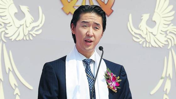 2015년 - 후계 구도 갈등 표출, 7남 문형진씨가 교단 이탈해 미국에서 독자적 교회 설립. 사진 세계일보