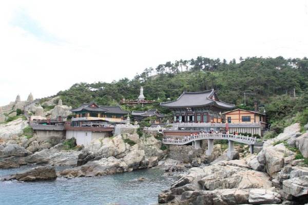 부산 기장 해동용궁사 전경.