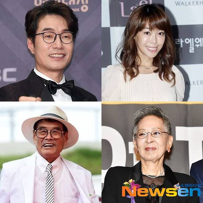 故 송영규, 이민, 김지미, 남포동 (왼쪽 위부터 시계 방향) / 사진=뉴스엔DB