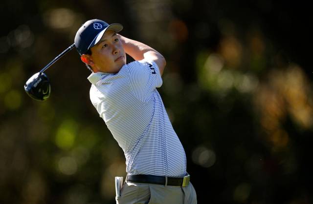 PGA 투어 퀄리파잉스쿨 최종 라운드에 출전한 딜런 우. AFP연합뉴스