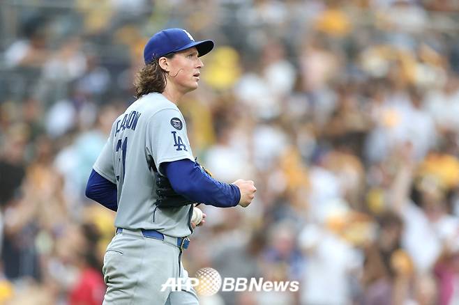LA 다저스 에이스 타일러 글래스노우. /AFPBBNews=뉴스1