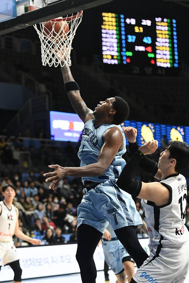 고양소노 네이던 나이트. 사진 | KBL