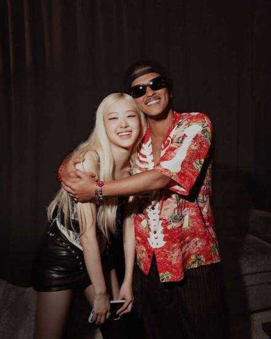 로제, 브루노마스. 사진ㅣ브루노마스 SNS