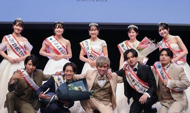 올해 '미스 & 미스터 도쿄대 콘테스트 2025'에 참가한 참가자들. 모델프레스