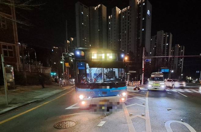 사고 현장. 독자 제공
