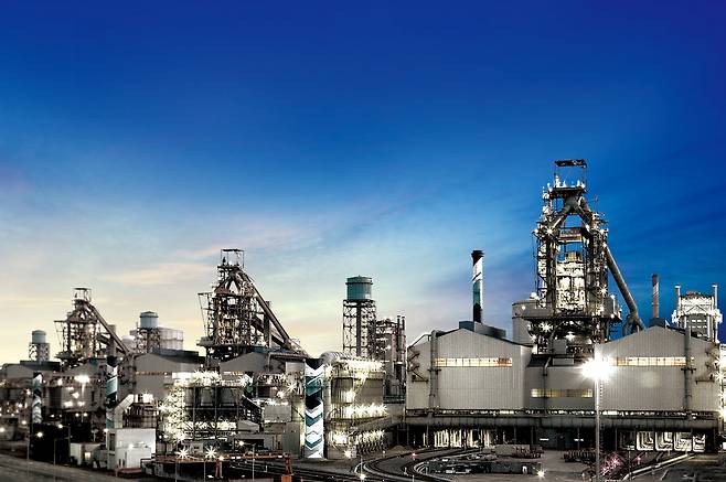 Hyundai Steel's plant in Dangjin, South Chungcheong Province (Hyundai Steel)