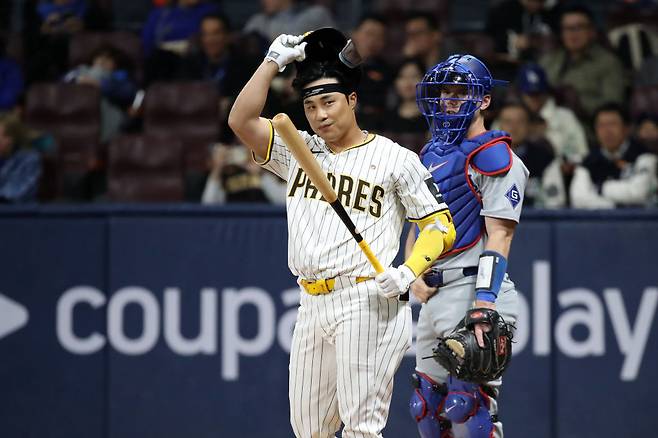 새 계약으로 한해 더 샌디에이고 유니폼을 입는 김하성 [게티이미지]