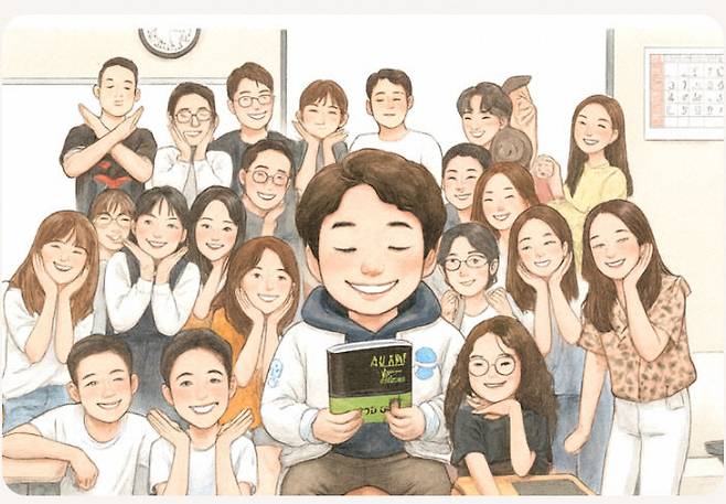 여현덕 교수와 제자들.