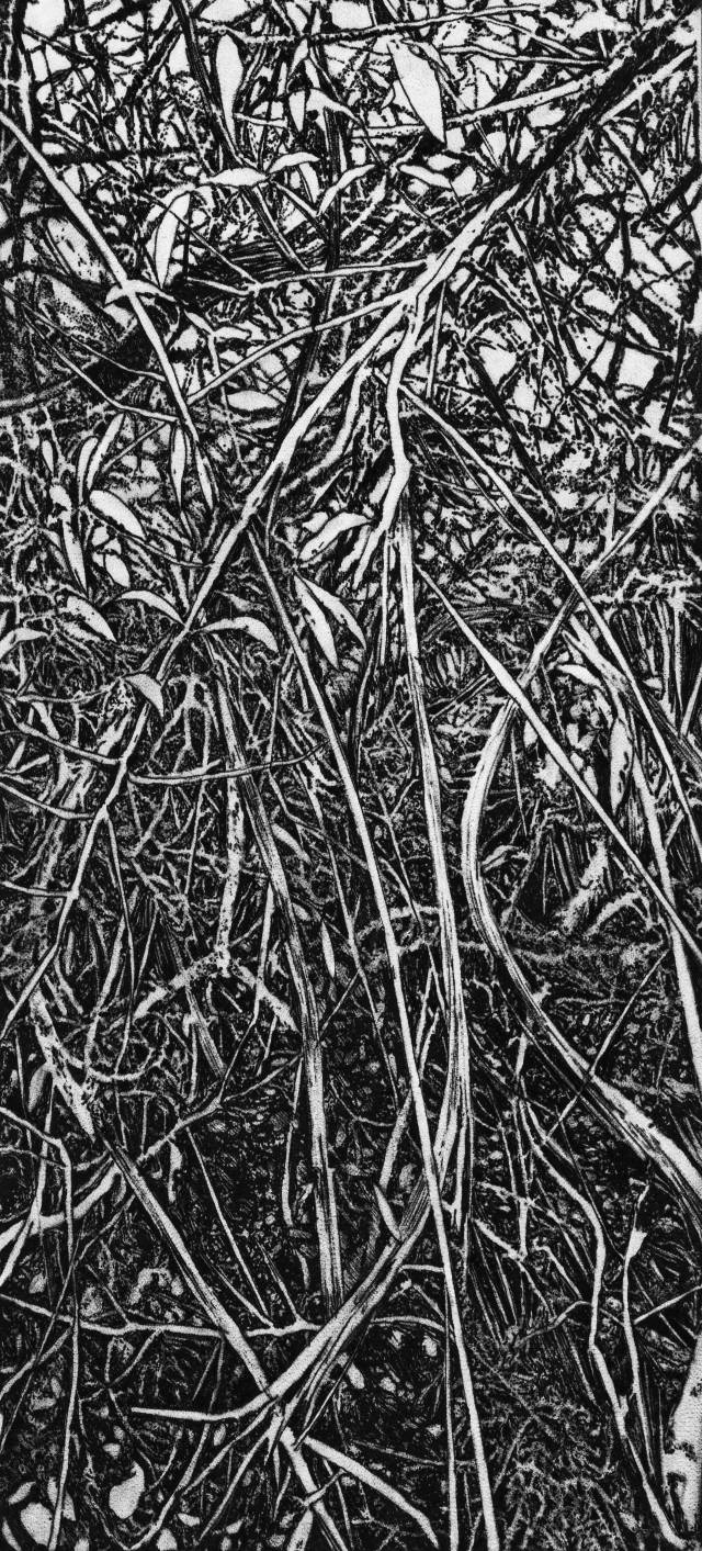 김유경, 오래된진지, 2025. 갤러리 재희 제공