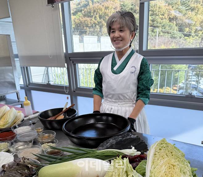 2010년 ‘김치명인콘테스트’에서 대통령상을 수상한 박기순 명인 (사진=김명상 기자)