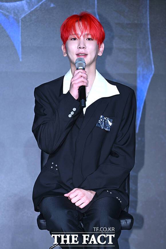 그룹 샤이니 키가 일명 '주사 이모' 의혹을 인정하며 사과했다. 더불어 모든 일정과 방송에서 하차한다고 알렸다. 사진은 지난 8월 솔로 앨범 발매 기자간담회 당시 모습. /장윤석 기자