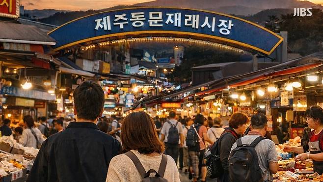 제주동문재래시장 전경. 관광객 발길이 가장 많이 모이는 현장에서 변화가 시작됐다.
