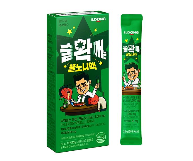 ‘술 확 깨는 꿀 노니액’. [일동제약 제공]