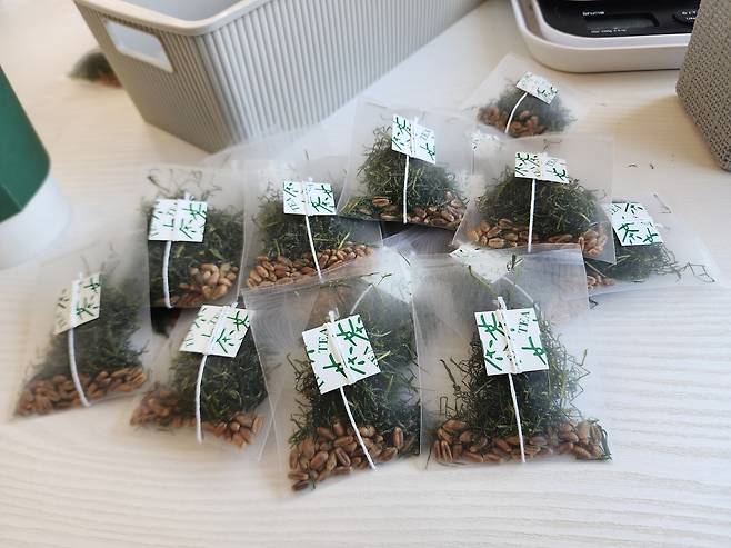 밀새싹힐링팜 새밀싹 차만들기 체험