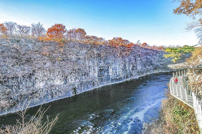 철원 한탄강 주상절리[사진/임헌정 기자]