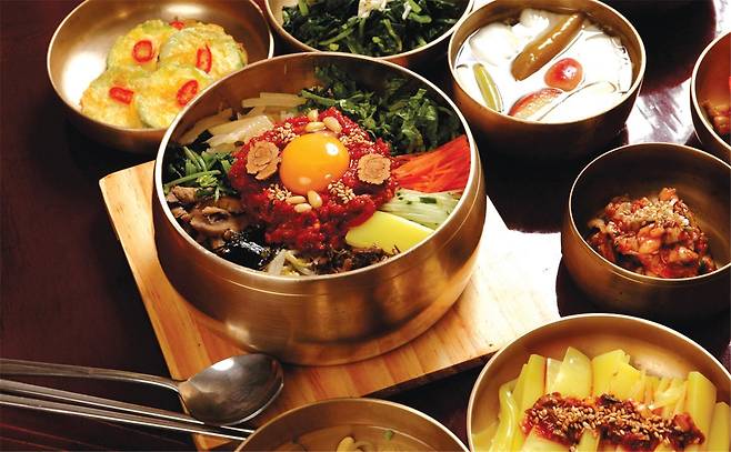 전주 비빔밥. /