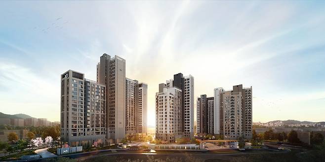 수지자이 에디시온 투시도. 더피알