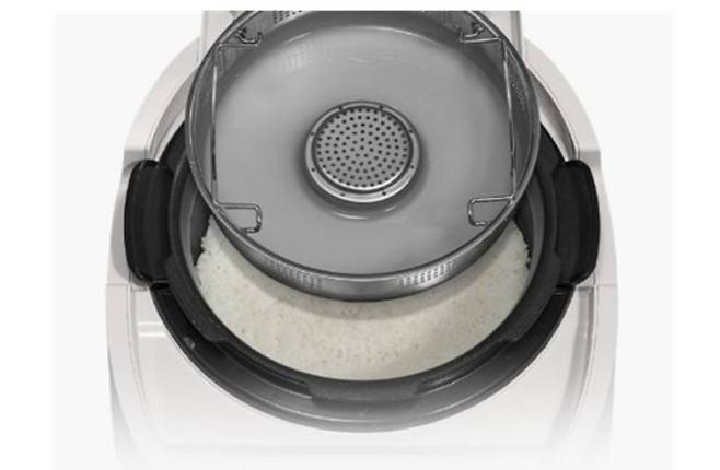 쿠쿠 미식컬렉션 저당 밥솥에 탑재한 4세대 트레이.[쿠쿠]