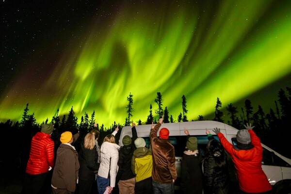 옐로나이프 오로라 헌팅 / ⓒNorthwest Territories Tourism&nbsp;