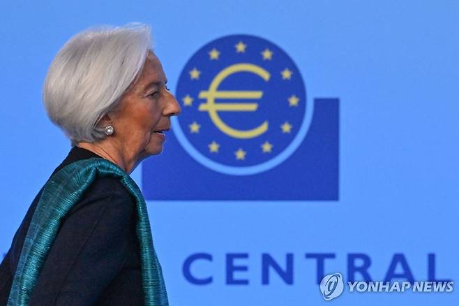 크리스틴 라가르드 ECB 총재 [AFP 연합뉴스. 재판매 및 DB 금지]