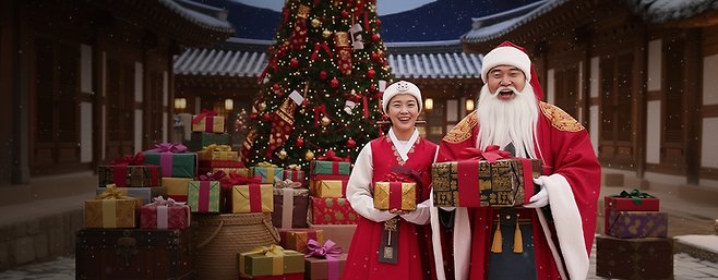 한국민속촌 '킹받는 크리스마스'. 사진=한국민속촌