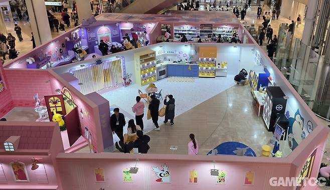 잠실 롯데월드몰에 위치한 메타몽의 시크릿 캡슐맨션 팝업스토어 (사진= 홍수민 기자)