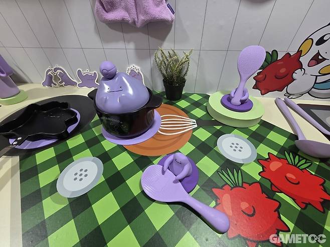 메타몽으로 가득한 부엌 (사진= 홍수민 기자)