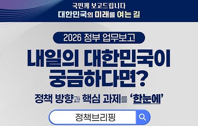 정부 업무보고 정책브리핑&nbsp;누리집. (출처=정부 업무보고 정책브리핑 누리집 화면 캡처)