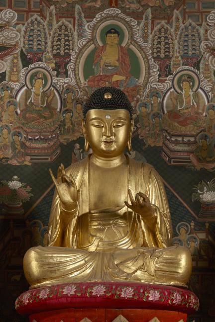 충남도 지정문화유산 지정을 앞둔 부석사 목조여래좌상. 국가유산청