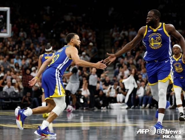 커리와 그린, 골든스테이트 왕조 중심에 있는 그들은 다시 일어설 수 있을까. 사진=AFPBBNews=News1
