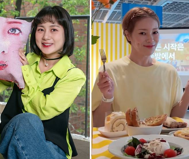 175만 구독자를 보유한 먹방 유튜버 입짧은햇님(44·본명 김미경)이 방송인 박나래에게 불법 의료 시술을 한 일명 '주사이모' A씨에게 다이어트약을 받았다는 의혹에 휩싸였다. 이 가운데, 박나래와 입짧은햇님이 전달받은 다이어트약이 마약류 관리 대상 식욕억제제(펜터민)일 가능성이 제기돼 파장이 일고 있다. /사진=LGU+제공, 입짧은햇님 인스타그램