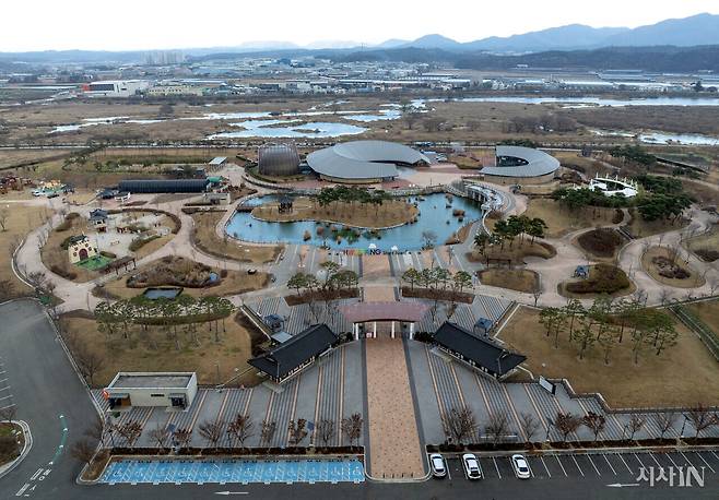 영천 화랑설화마을의 전경. ⓒ시사IN 조남진