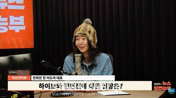 민희진 오케이 레코즈 대표 /사진=YTN 라디오 ‘김준우의 뉴스 정면승부' 화면