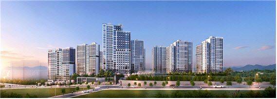 중흥토건이 올해 분양한 검단호수공원역 중흥S-클래스. 중흥토건.