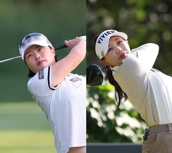 한국여자프로골프(KLPGA) 2부 투어 동계 시즌 'KLPGA 2025-26 드림 윈터투어' 중 첫 대회인 대만 모바일 레이디스 오픈에 출전한 정슬기, 박소혜 프로. 사진제공=KLPGA (사진을 무단으로 사용하지 마십시오.)