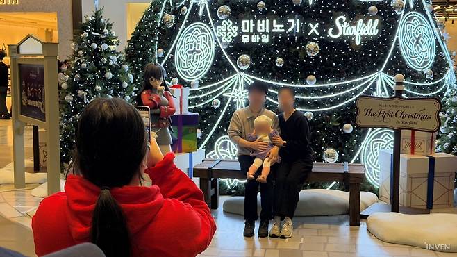 ▲ 연인, 가족끼리 행복하게 즐겼던 '마비노기 모바일' 오프라인 행사