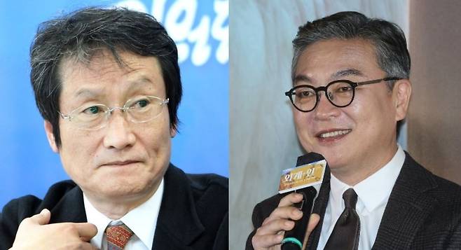 배우 문성근(사진 왼쪽)과 김의성이 쿠팡 개인정보 유출 사태와 관련해 ‘탈팡’을 선언했다. [연합]