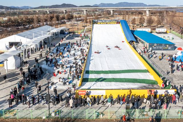 지난해 구미시 낙동강체육공원 스노우파크장 전경. 구미시 제공