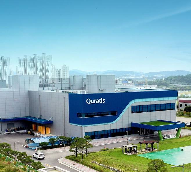 큐라티스가 충북 청주에 설립한 CMO 공장 '오송 바이오플랜트' 모습./큐라티스 제공