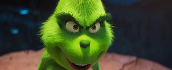 애니메이션 캐릭터 그린치가 원숭이, 개, 고양이, 부엉이가 섞인 복합적인 생물이라는 분석이 나와 화제다./사진=Universal Pictures 유튜브 캡처