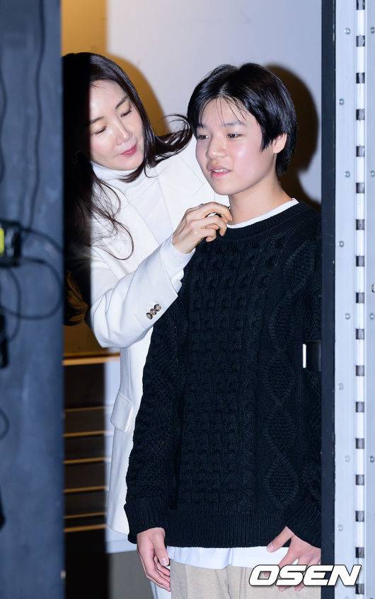 영화 속에 이어 현실에서도 '아들바라기'