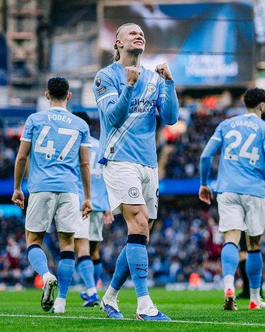 '무려' 호날두 넘었다, 홀란 '114경기 104골' 역대 최고 페이스... 'EPL 최다 득점은 시간 문제'