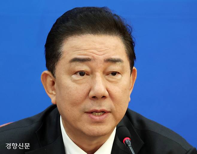 김병기 더불어민주당 원내대표. 박민규 선임기자