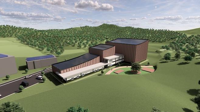 전북 전주시에 조성 예정인 K-FILM 버추얼 스튜디오 조감도. 전주시 제공