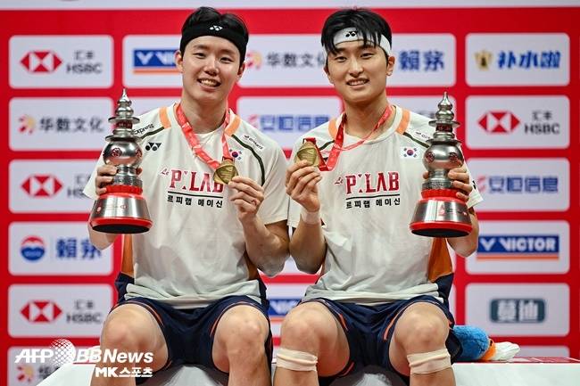 서승재(왼쪽)-김원호(오른쪽)-. 사진=ⓒAFPBBNews = News1