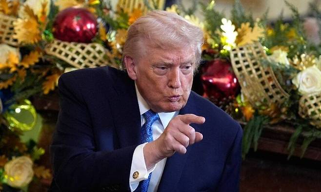 도널드 트럼프 미국 대통령. 연합뉴스