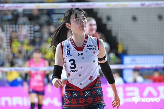 현대건설 김다인./사진=한국배구연맹(KOVO) 제공