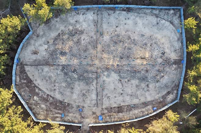 예맥역사문화권 동해안 최초 적석분구묘 확인 [강릉시 제공. 재판매 및 DB 금지]